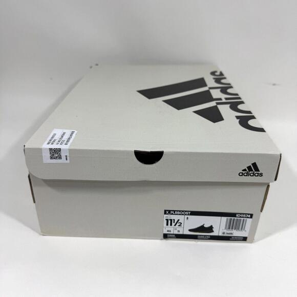 Adidas Men’s Size 11.5 Legend Ink Blue Lucid Lemon X_PLRBOOST Running Shoes New - Picture 10 of 11